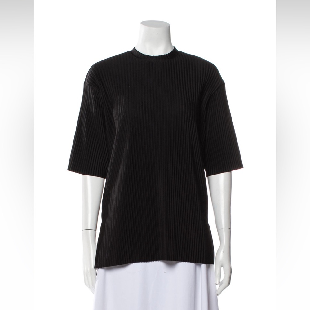 Frankie Shop Oversized Crewneck Ribbed Top